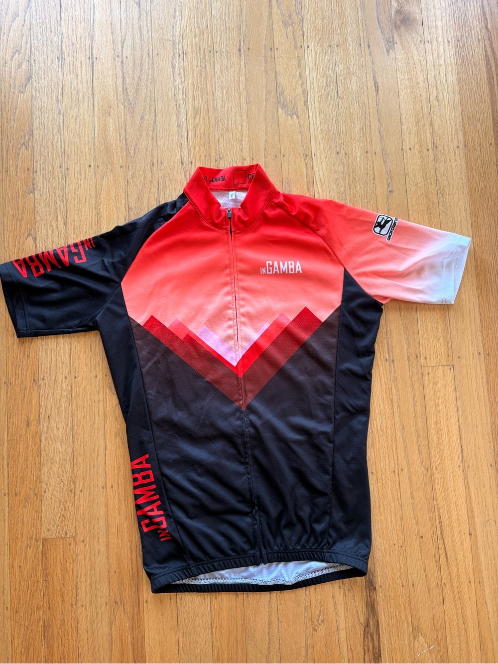 Men’s Red & Black Cycling Jersey